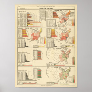 Presidential elections 1824-1840 poster