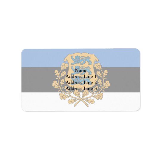 Presidential Estonia, Estonia Address Label