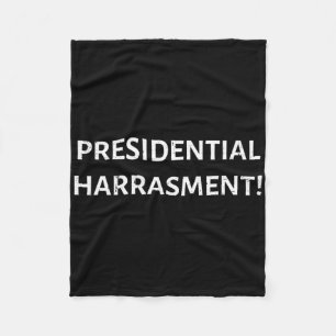 Presidential Harment! President Donald Trump Witch Fleece Blanket