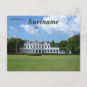 Presidential Palace in Paramaribo Suriname Postcard