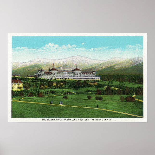 Presidential Range in September Poster (Front)