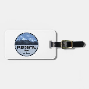Presidential Range New Hampshire Camping Luggage Tag