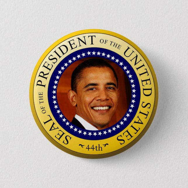 Presidential Seal 6 Cm Round Badge (Front)