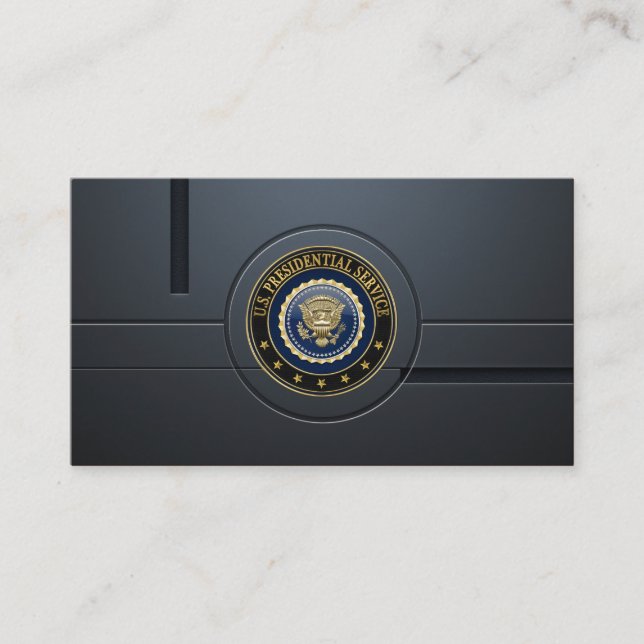 Presidential Service Badge [PSB] Special Edition Business Card (Front)