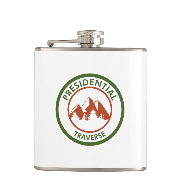 Presidential Traverse Hip Flask (Front)