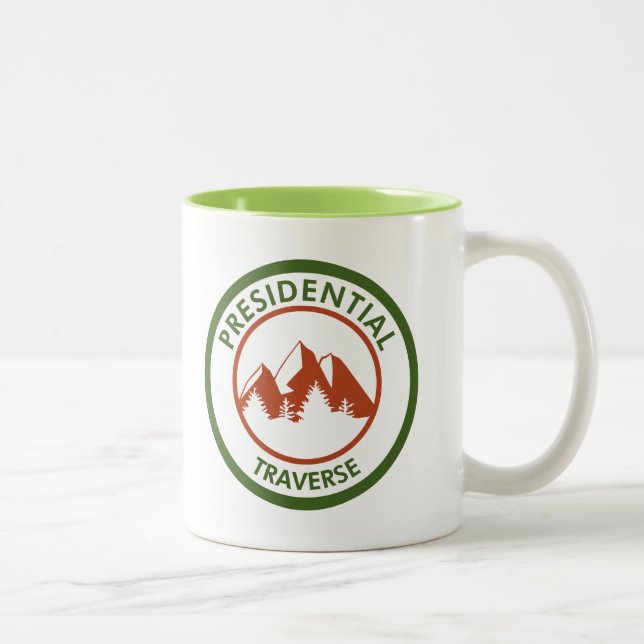 Presidential Traverse Two-Tone Coffee Mug (Right)
