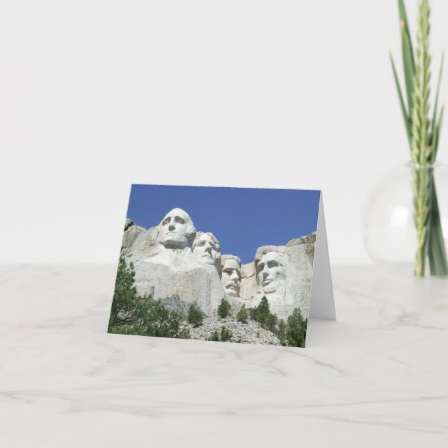 Presidents Carved in Rock, Mount Rushmore, SD Card (Front)