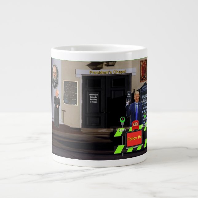 President's chapel DC Large Coffee Mug (Front)