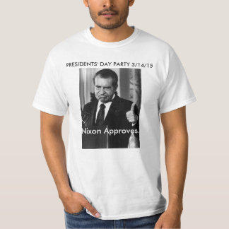 Presidents' Day 2015 t-shirt (pic on back)