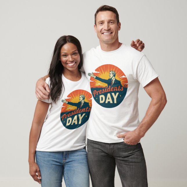 Presidents' Day Celebration Graphic  T-Shirt (Unisex)