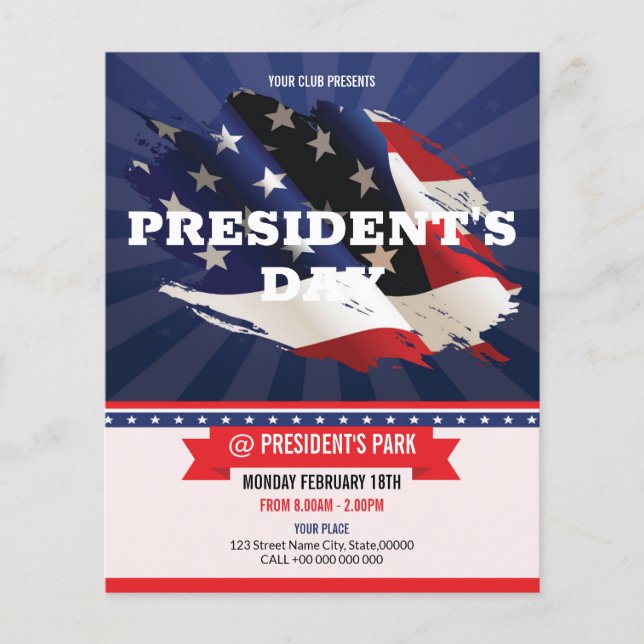 Presidents Day Flyer (Front)