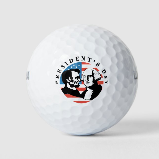 President's Day Golf Balls (Front)