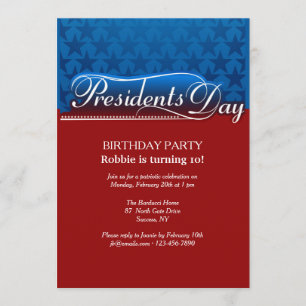 Presidents Day Invitation