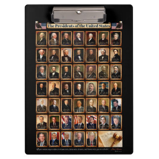 Presidents of the United States Clip Board