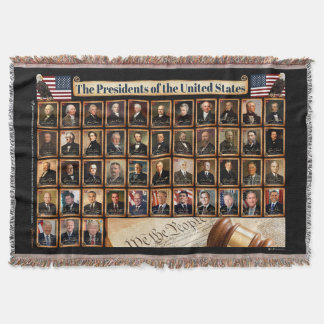 Presidents of the United States Throw Blanket