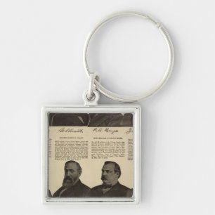 Presidents US, autographs, biographies Key Ring