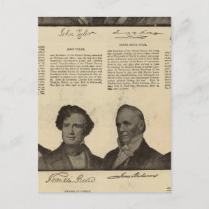 Presidents US, autographs, biographies Postcard