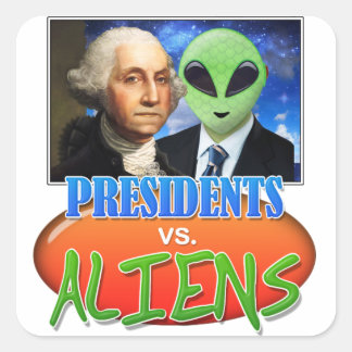 Presidents vs, Aliens Stickers