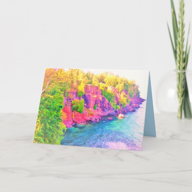 PRESQUE ISLE BRIGHT GREETING CARD (Front)