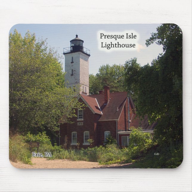 Presque Isle Lighthouse Erie mousepad (Front)