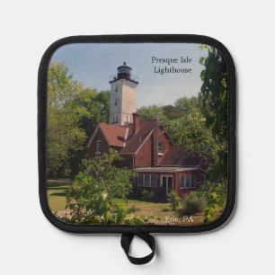 Presque Isle Lighthouse Erie, PA Pot Holder