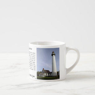 Presque Isle Lighthouse history espresso mug