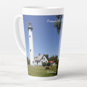 Presque Isle Lighthouse latte mug