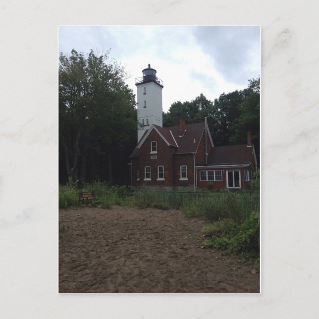 Presque Isle Lighthouse Postcard (Front)