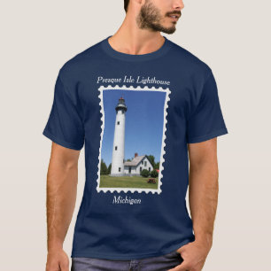 Presque Isle Lighthouse stamp shirt