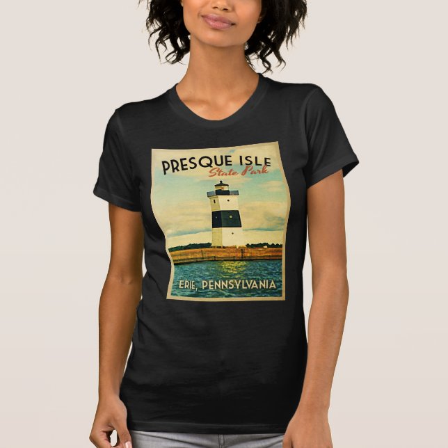 Presque Isle Lighthouse T-Shirt (Front)