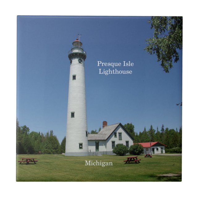 Presque Isle Lighthouse tile (Front)