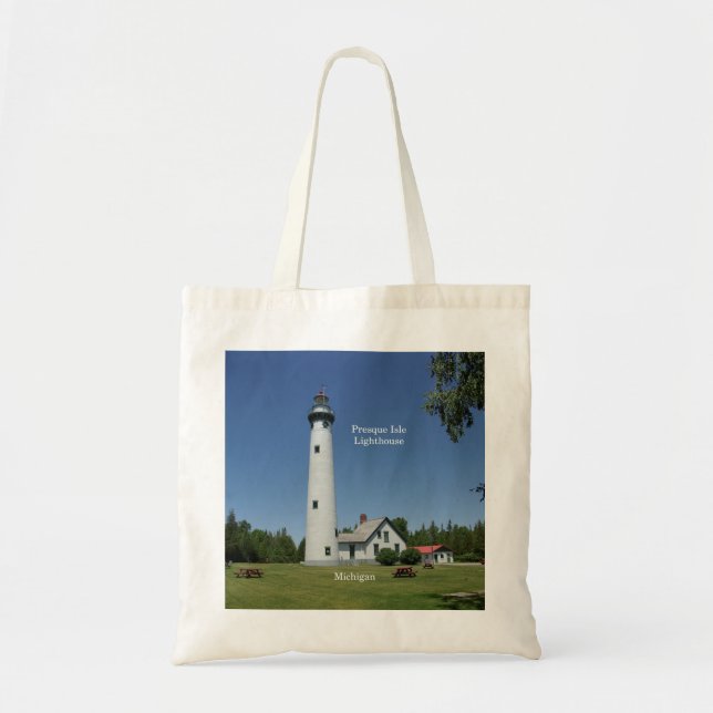 Presque Isle Lighthouse tote bag (Front)