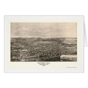 Presque Isle, ME Panoramic Map - 1894