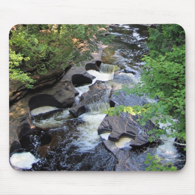 Presque Isle River Michigan Mouse Pad (Front)