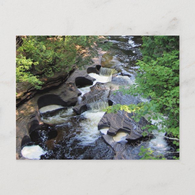 Presque Isle River Postcard (Front)