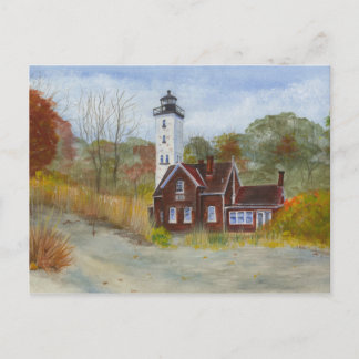 Presque Isle State Park Lighthouse... Erie, PA Postcard