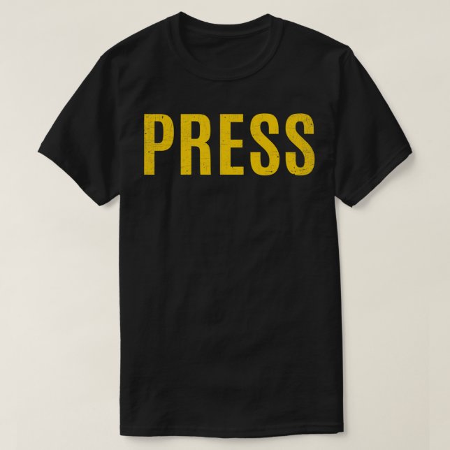 Press   Journalist Reporter Credentials Pullover  (Design Front)