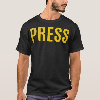 Press Journalist Reporter Credentials Pullover