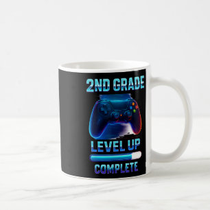 Press Start 2nd Grade Gamer Kids Level Up Fun 2  Coffee Mug