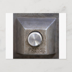 Press the Button Postcard