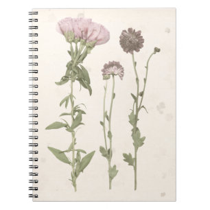 Pressed Blooms - Pink Notebook