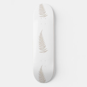Pressed Botanical Fern Leaf - Choose Any Colour Skateboard