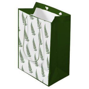 Pressed Botanical Fern Leaf - Mix and Match Colour Medium Gift Bag