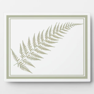 Pressed Botanical Fern Leaf - Mix and Match Colour Plaque