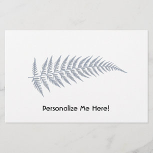 Pressed Botanical Fern Leaf - Mix and Match Colour Stationery
