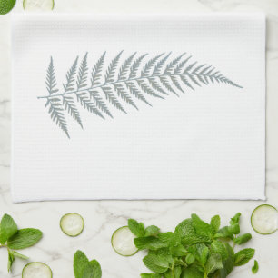 Pressed Botanical Fern Leaf - Mix and Match Colour Tea Towel