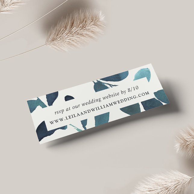 Pressed Botanical Wedding Website RSVP Cards (Creator Uploaded)