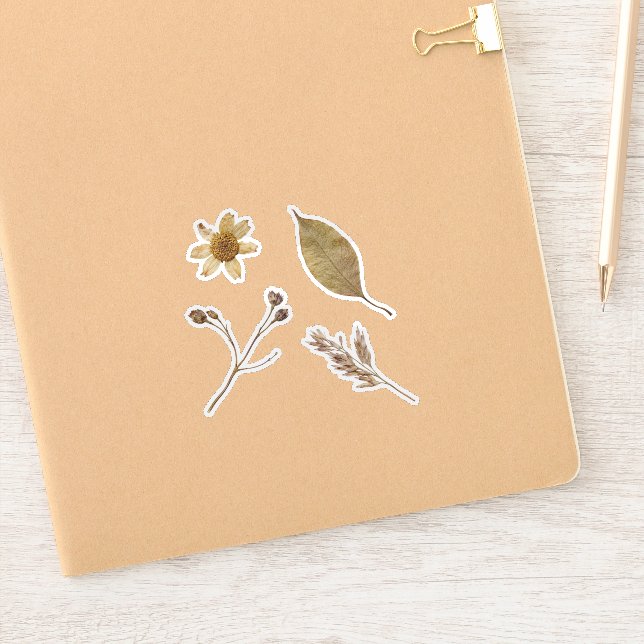 Pressed Botanicals Herbarium Specimen Dried Flower (Notebook)