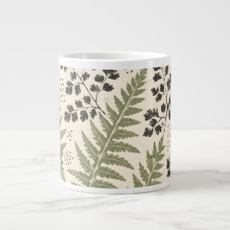 Pressed Fern Archive Vintage Botanicals Large Coffee Mug