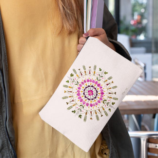 Pressed Flower Art by S. Frigui From the Original Accessory Pouch